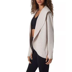 Yogalicious Women’s London Scuba Cardigan - Light Grey